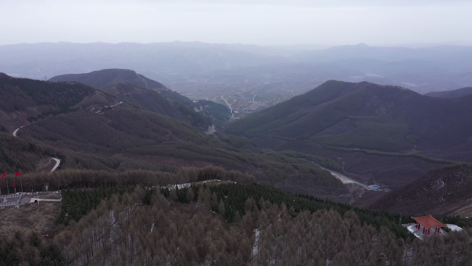 六盘山 泾隆公路航拍大景