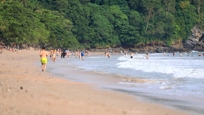 泰国甲米奥南海滩游玩