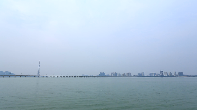 临沂市五洲湖景色镜头