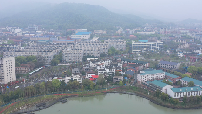 城市房屋航拍