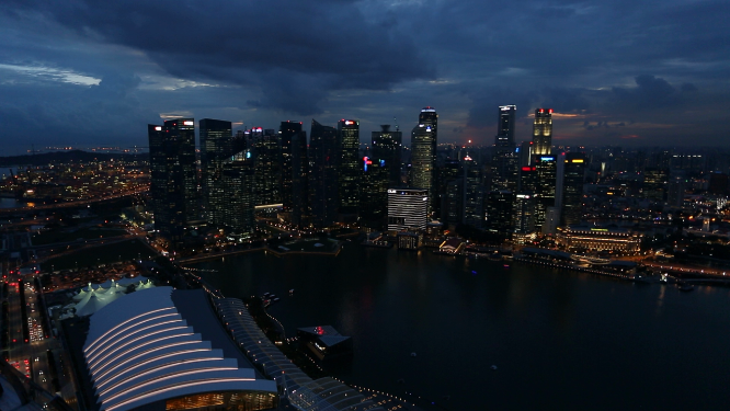 新加坡城市夜景