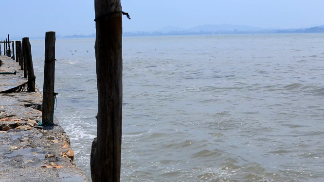 海上涨潮全过程