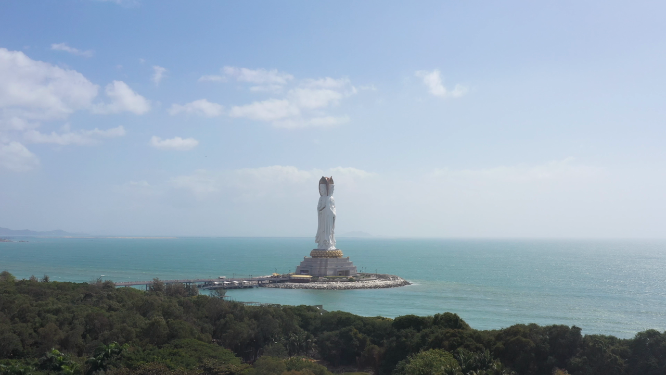 海南三亚南海观音像