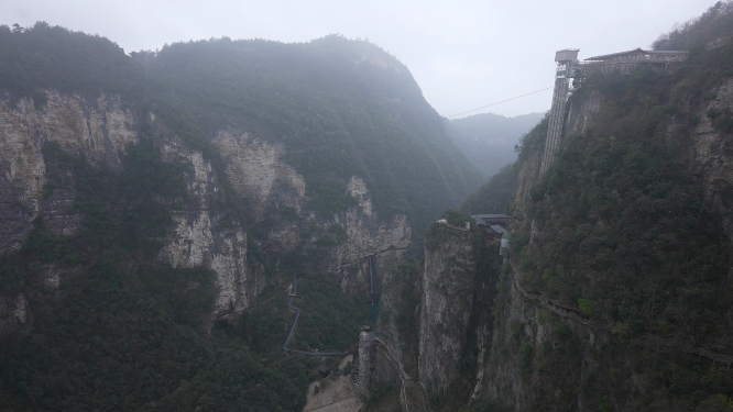 湖南张家界大峡谷诺克里滑道