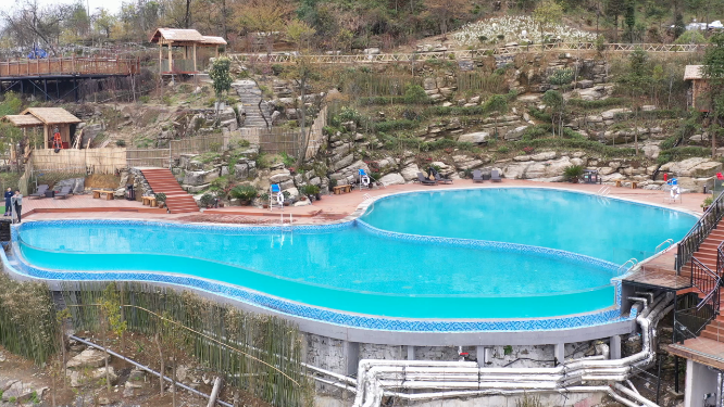 湖南湘西矮寨天桥仙居特写