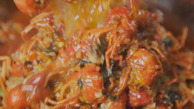 湖南美食虾尾