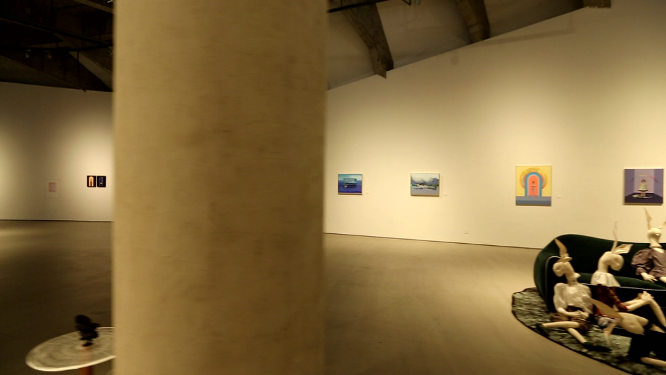 艺术品展区镜头