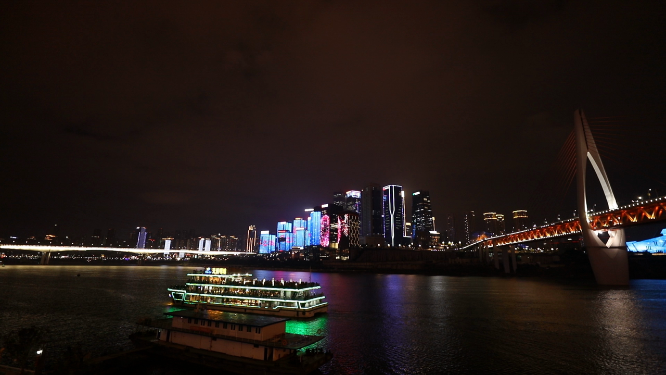 重庆江边夜景
