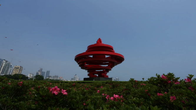 青岛 五四广场景色