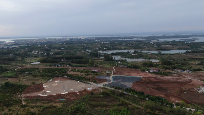 荆荆铁路建设工地拍摄