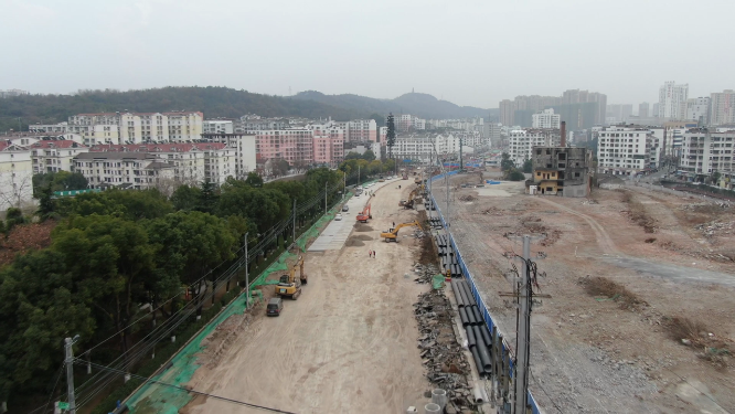 湖北荆门白云大道改造 