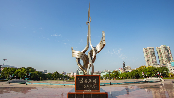 湖北荆门天鹅公园延时拍摄