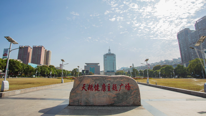 湖北荆门天鹅湖延时 