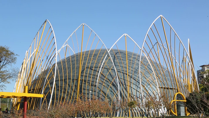 湖北植物园展馆外景拍摄