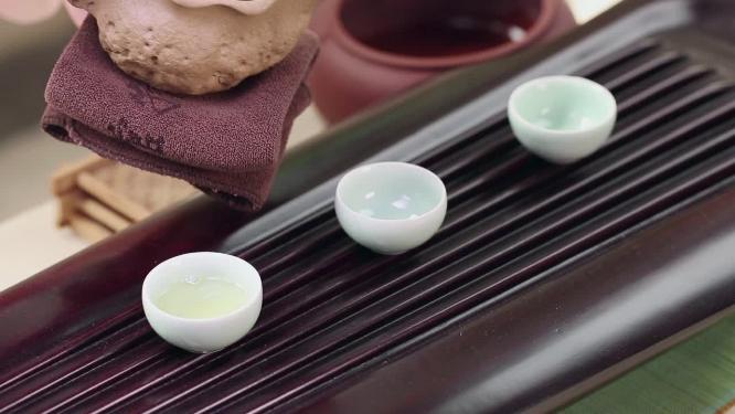 演示茶艺茶道品茶敬茶