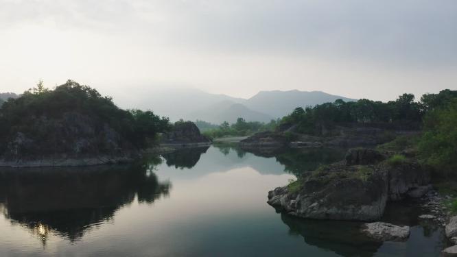 航拍山水 狮子岩