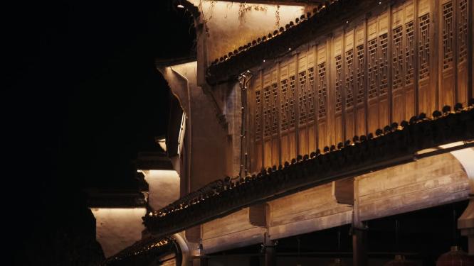 夜游江南水乡古镇