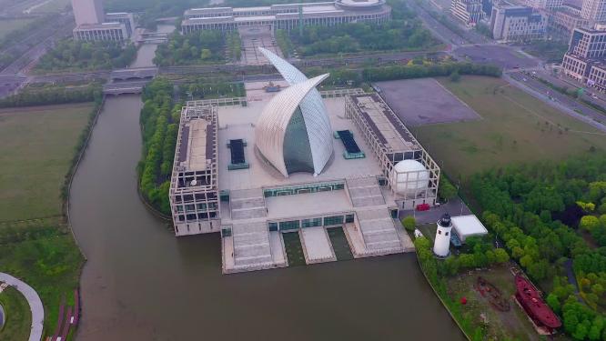 中国航海博物馆航拍