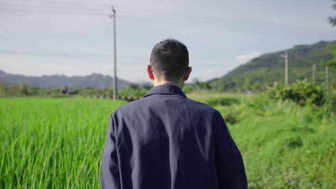  田地田间行走