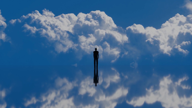 人物与天空