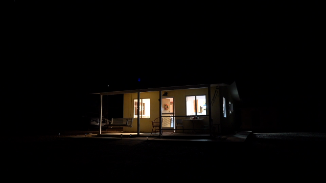 夜晚小屋唯美意境镜头
