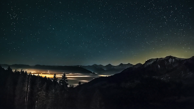 星空延时摄影