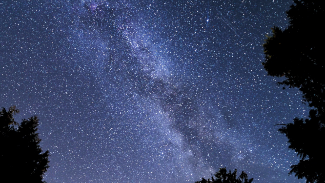 流星雨延时摄影