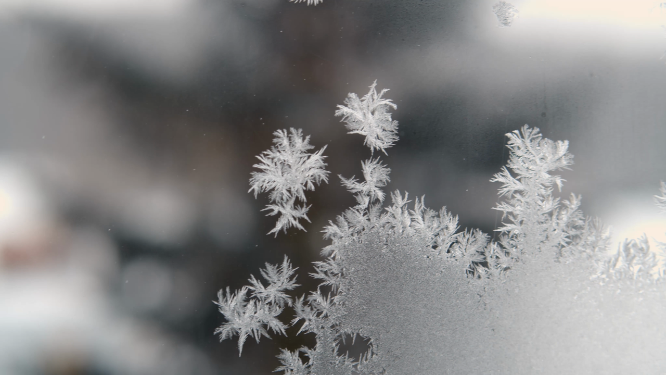 雪花唯美雪景