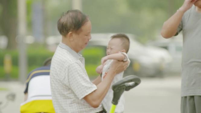 公园市民日常空镜