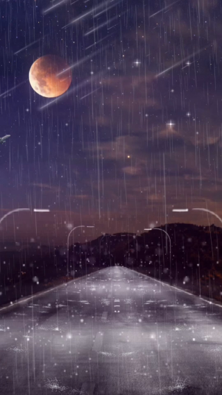 下雨天镜头竖屏