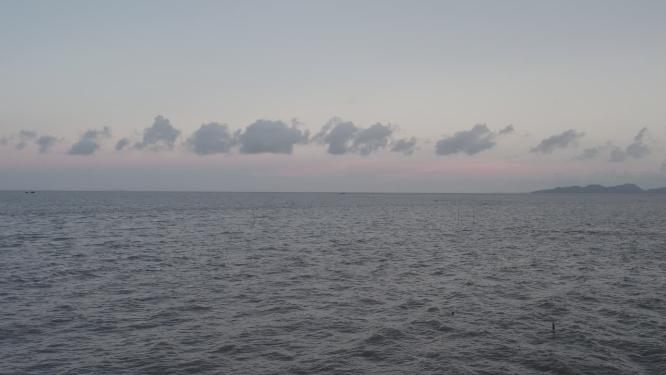 乡村航拍海面