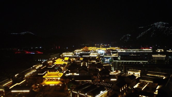 延安-金延安景区夜景