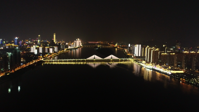 长沙夜景空镜