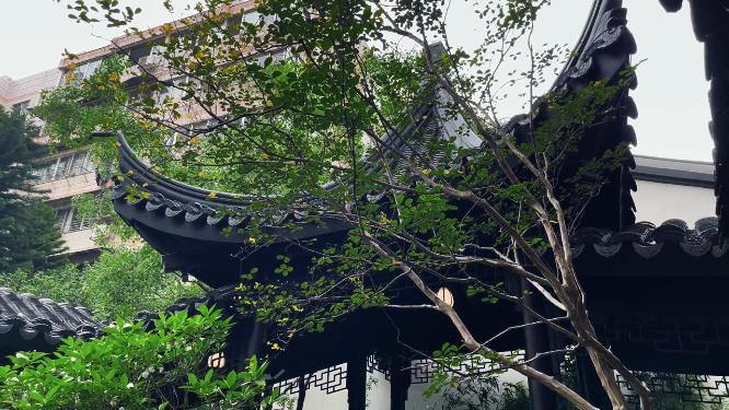 古风庭院元素
