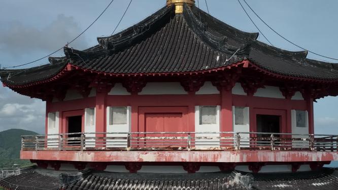 航拍三亚南山寺