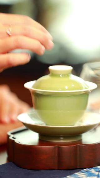 中华茶艺展示（竖幅）