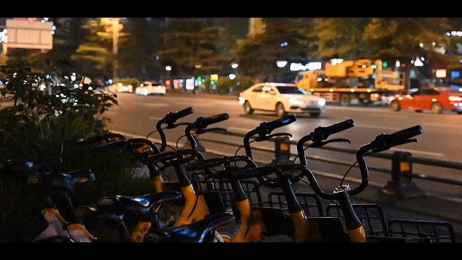 繁华的城市夜景拍摄