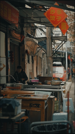 城市街头生活劳作人文拍摄