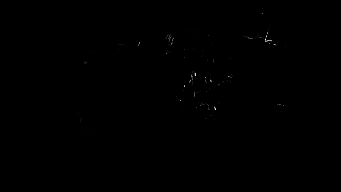 机械野狼背景闪烁效果素材
