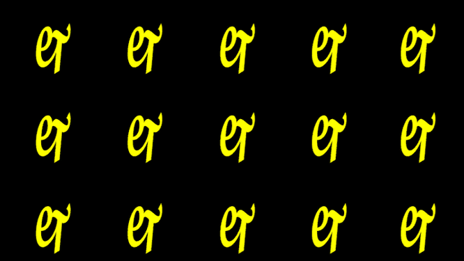 闪光字母VJ大屏素材