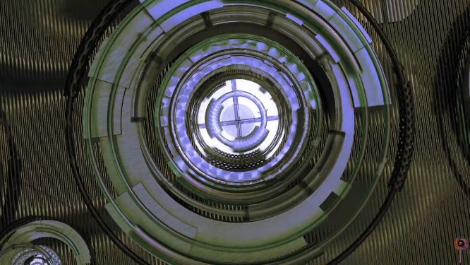 科幻感空间穿梭VJ大屏素材