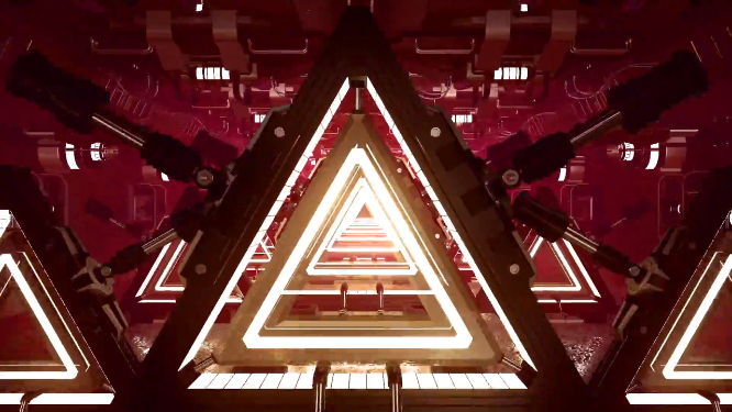 科幻感空间穿梭VJ大屏素材