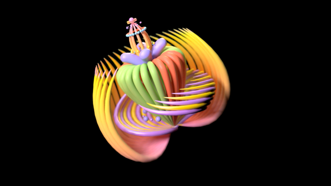 科幻感空间穿梭VJ大屏素材