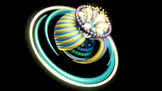 科幻感空间穿梭VJ大屏素材