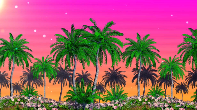 彩色动画VJ素材
