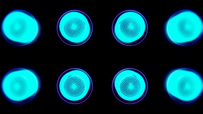 科技霓虹风VJ素材loop