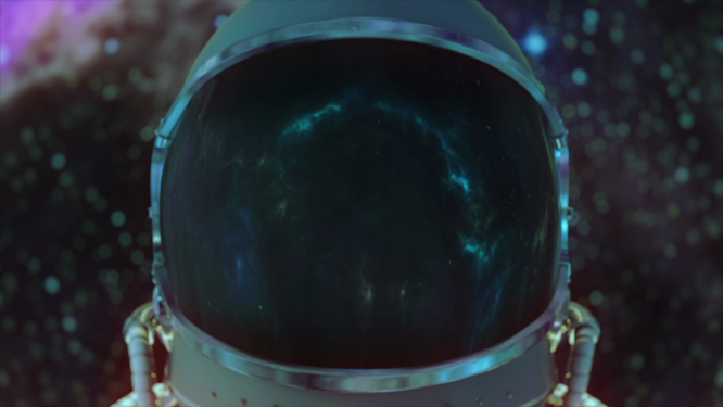 宇宙宇航员VJ大屏素材