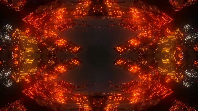 快速旋转灯光VJ素材