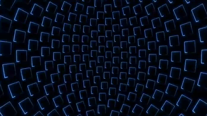 曲面线条动感光效vj大屏素材