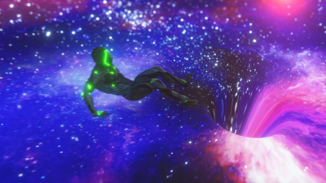 宇宙星河黑洞vj大屏素材